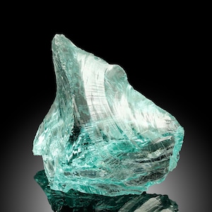 Rare Blue Andara Glass - Magical Healing Crystal, Esoteric Energy Stone for Meditation & Spiritual Growth
