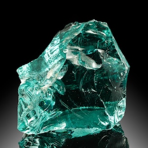 Rare Blue Andara Glass - Magical Healing Crystal, Esoteric Energy Stone for Meditation & Spiritual Growth