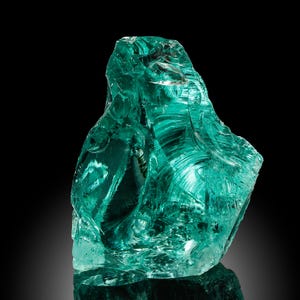 Rare Blue Andara Glass - Magical Healing Crystal, Esoteric Energy Stone for Meditation & Spiritual Growth