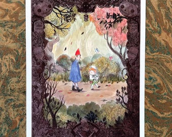 Over the Garden Wall-inspired Art Print