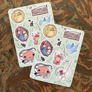 Over the Garden Wall-inspired Sticker Sheet