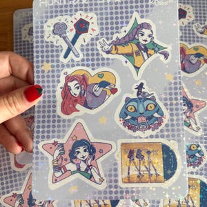 Girl Group Demon Hunters Vinyl Sticker Sheet