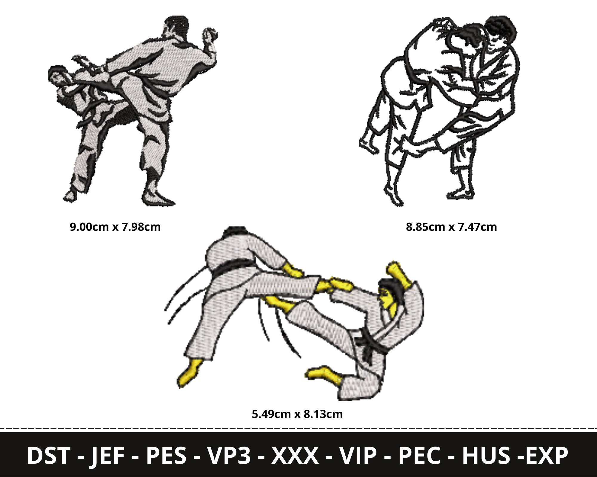 Karate Pattern Names Karate Man's Embroidery Design - Marshal Art Kung Fu - Machine ...