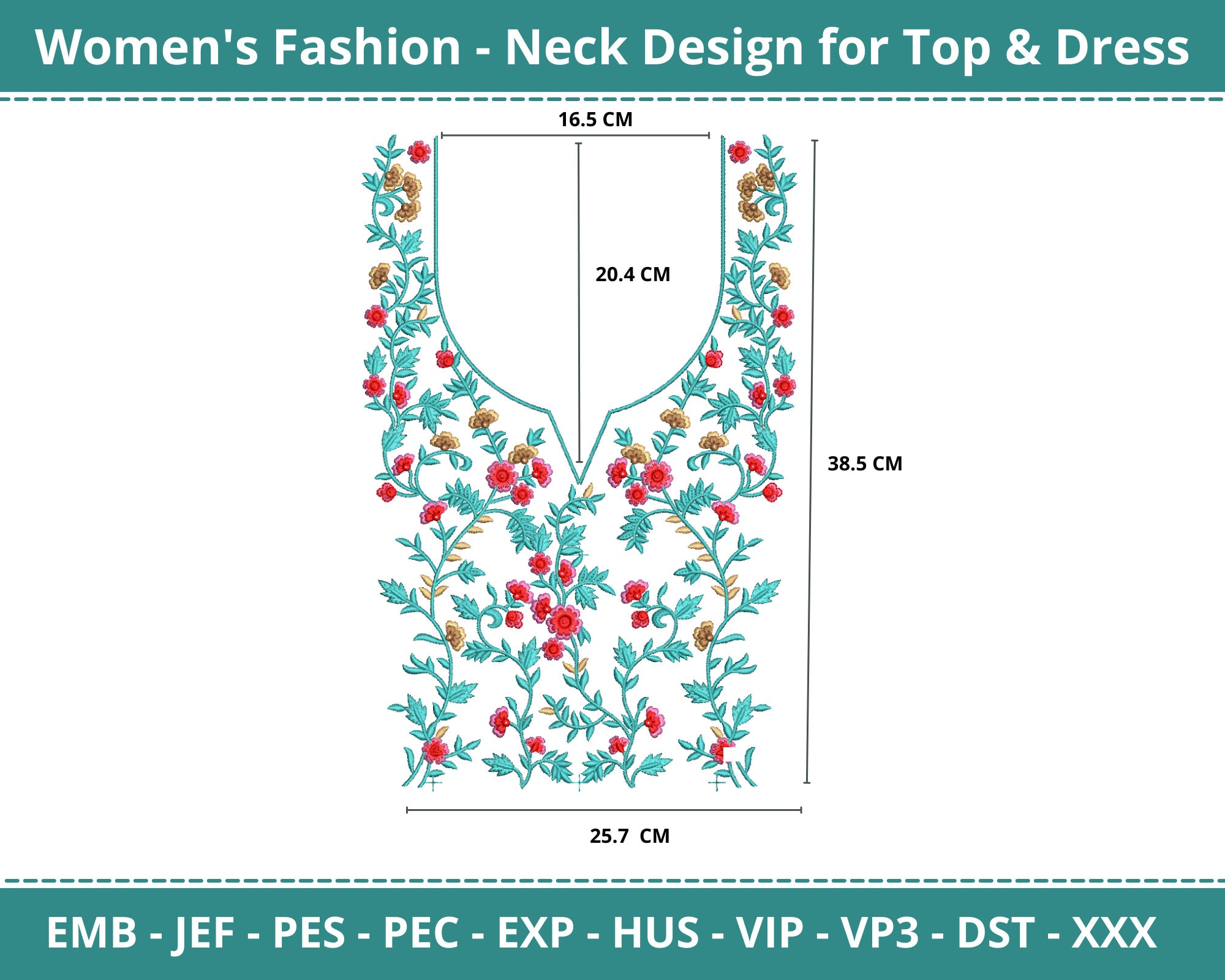 dress neck embroidery design Latest embroidery neck design for simple dresses | save it for later | Tips and tricks