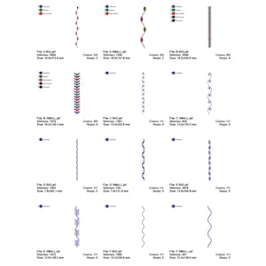 Simple Border Line Machine Embroidery Designs - Endless Divider Line ...
