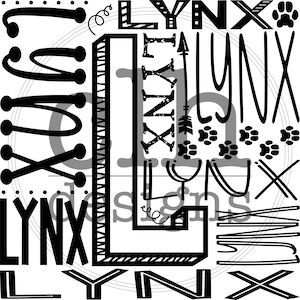 Lynx Typography Digital File