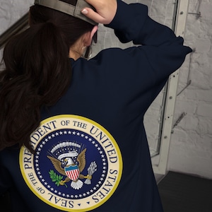Presidential Seal Sweatshirt: POTUS Classic Fit Crewneck