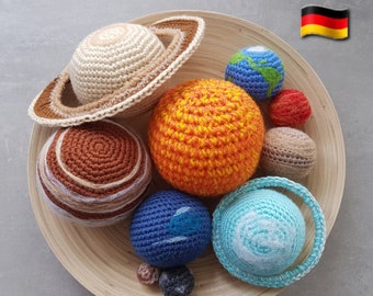 Crochet pattern > Solar system / planets Mobilé < German