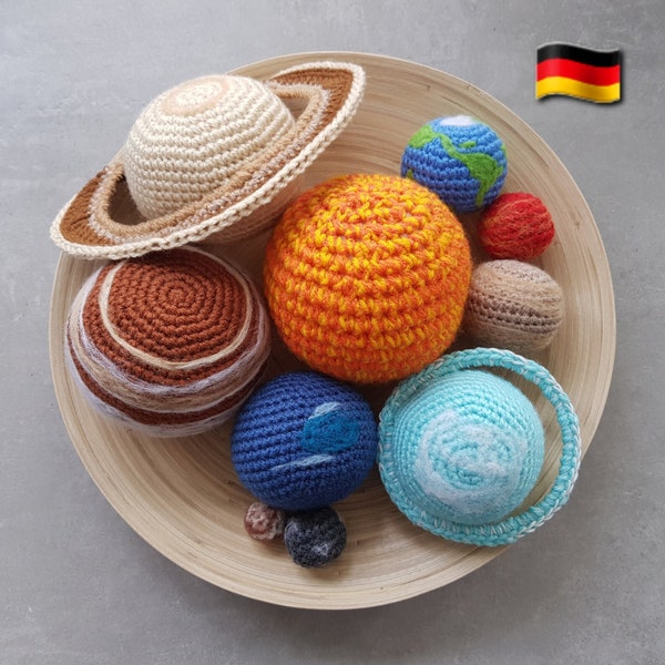 Crochet pattern > Solar system / planets Mobilé < German