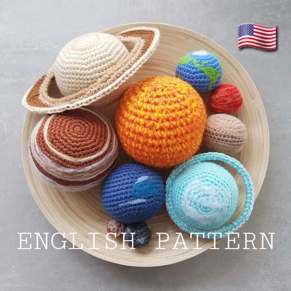 crochet pattern > Solar System / Planets < ENGLISH PATTERN