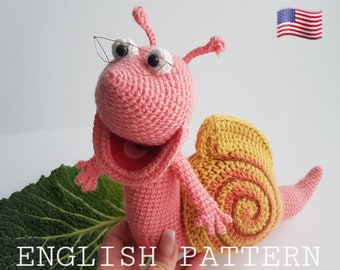 crochet pattern > little smart Snail < ENGLISH PATTERN