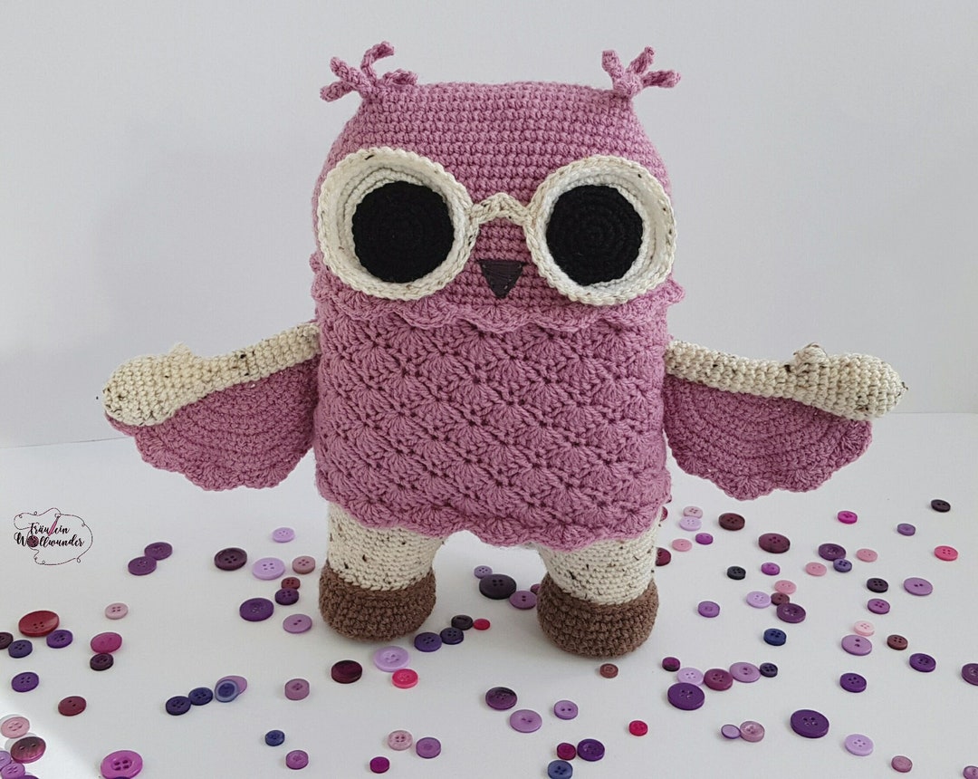 Crochet Pattern > Cuddly Buddy No.9 Owl Elli