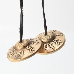 Buddhist Tingsha Bell solid Handmade for meditation,yoga,Sound Healing,sound clearing,brass thunderbolt altar bell