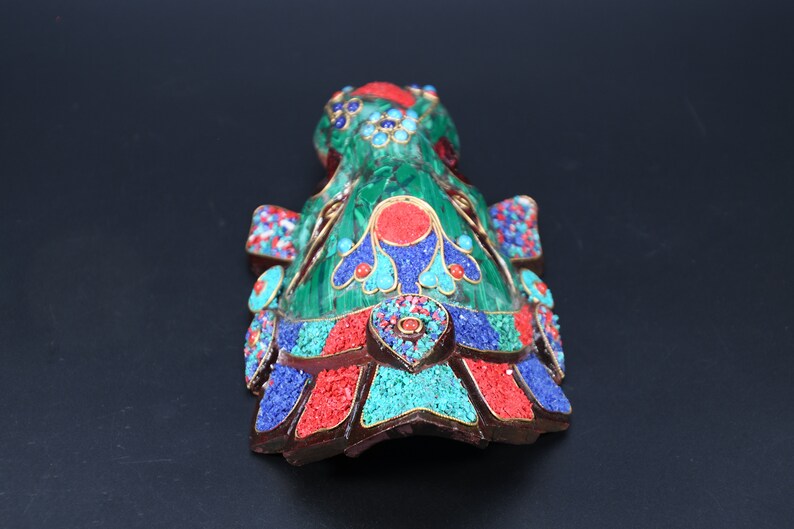 Wooden Tibetan Ganesh Mask Handmade Mountain Jhakri,Shamanic,Shaman,Tharu Mask Wall Hanging Antique Himalayan Vintage Traditional Nepal