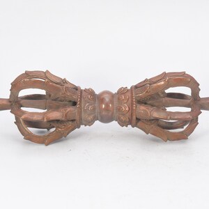 Brass Vajra,dorje, Thunderbolt 42.5CMPUJA Symbolic Tool of Brass Vajra,dorje, Thunderbolt 42.5CMPUJA Symbolic Tool of