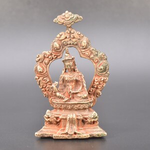 Ancient Tibetan Vajrasattva Statue Carrying vajra antique Sculpture Vintage Metal Statue Figurine Statue Tibetan Buddhism Nepal