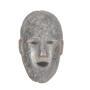 Authentic Handcrafted Tibetan Tantric Shaman Mask - Vintage Himalayan Wall Hanging Art Wooden Ceremonial Art Collectible Nepal