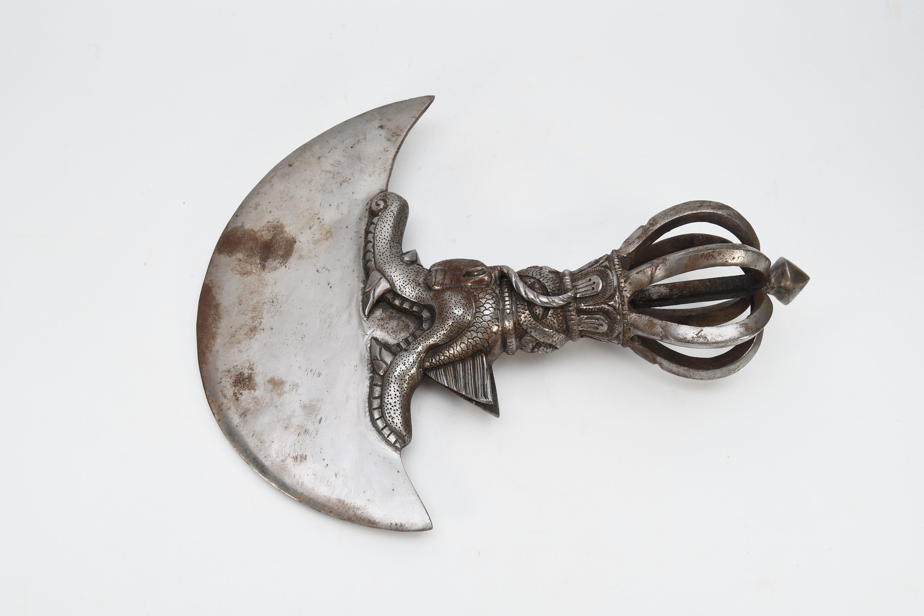 チベットタンカ　龍 チベットカーペット 龍と鳳凰 小 s1 - カワチェンネットショップ