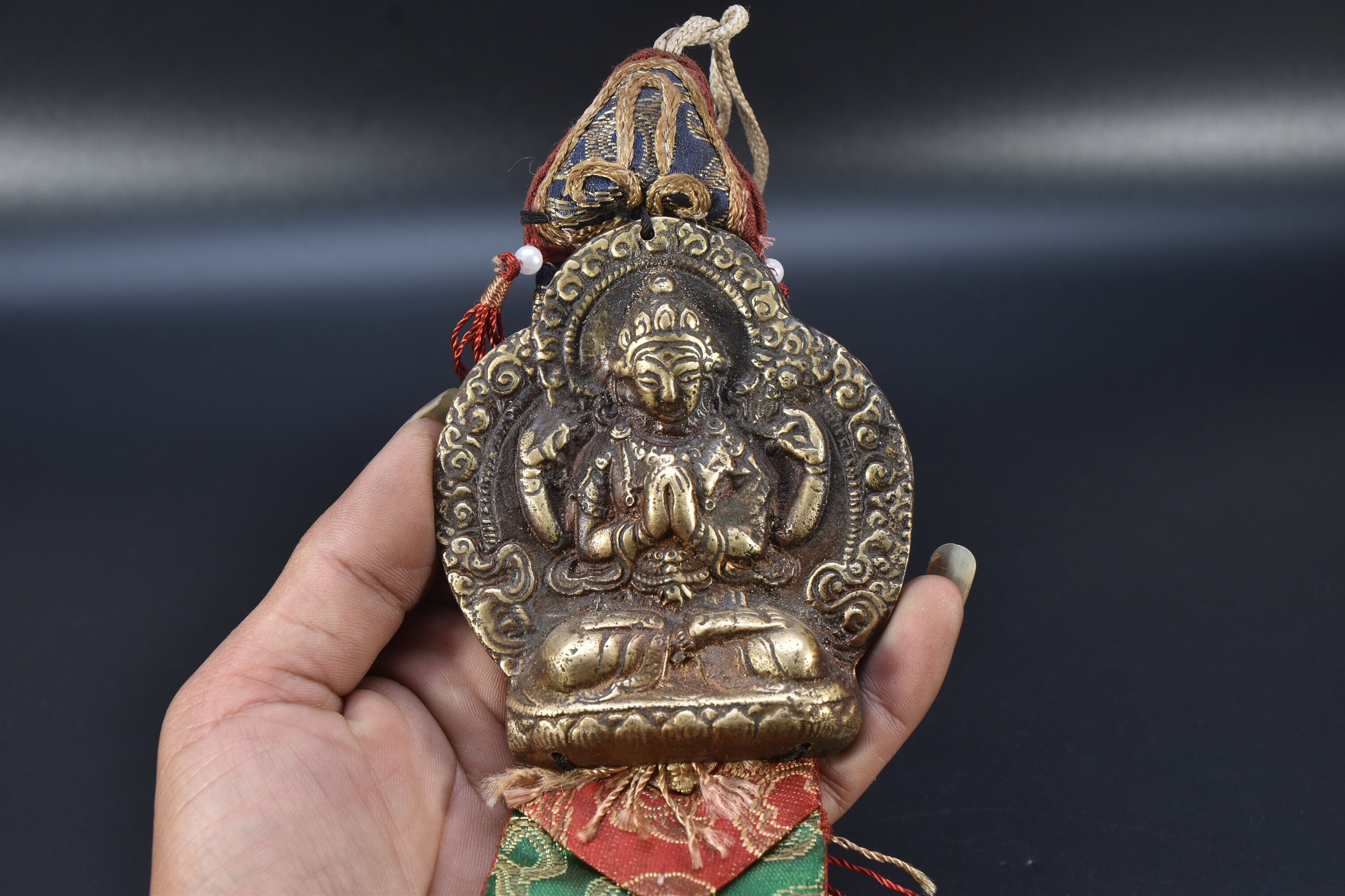 Mediation Lord Buddha Wall Hanging Pendant Antique Tibetan Etsy UK