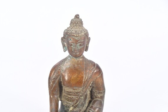 瞑想ポーズ 手作り仏像 銅製 チベット 希少金属 素晴らしい仏教