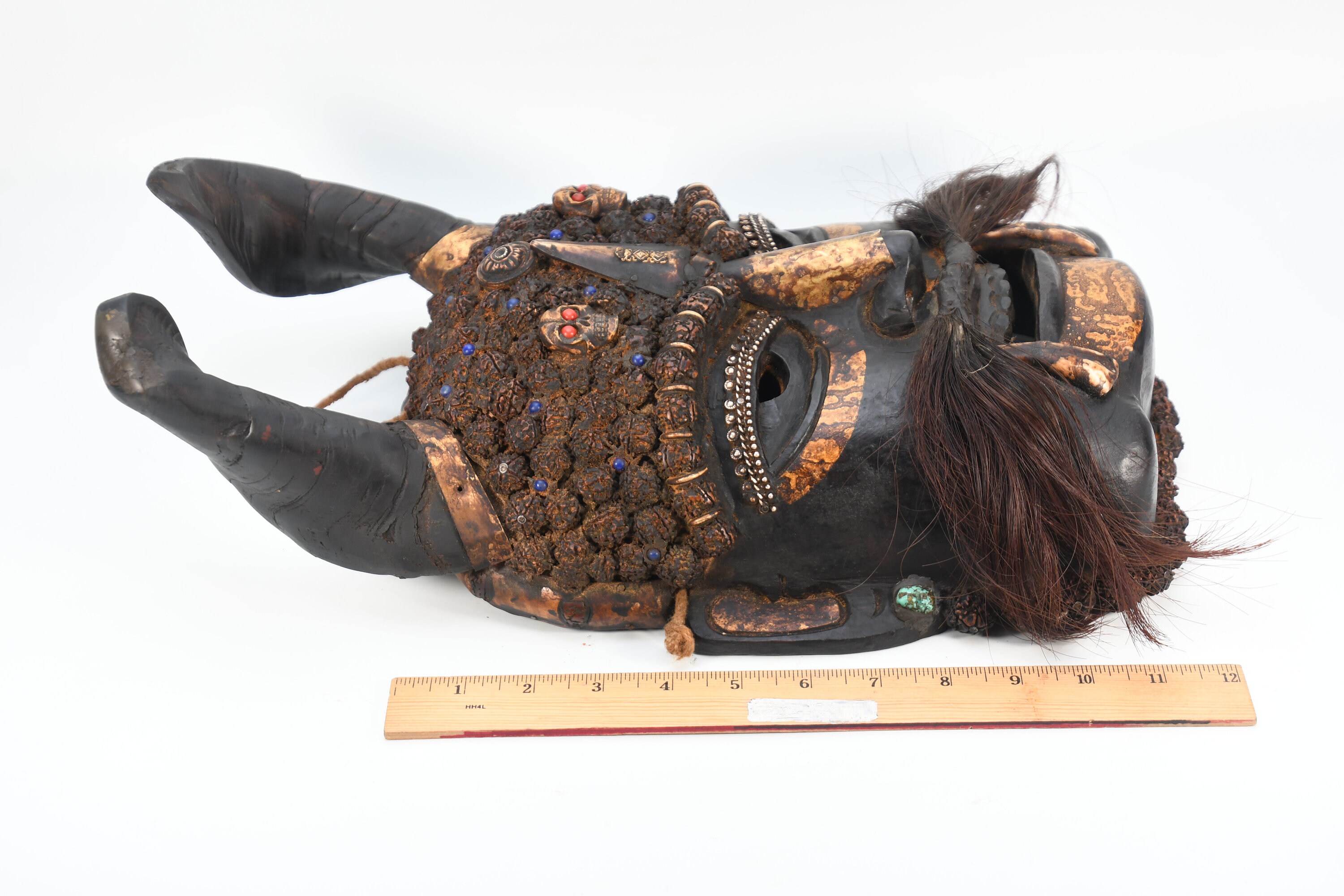 Antigua nepal máscara chamán Cultural Jhakri máscara madera Etsy