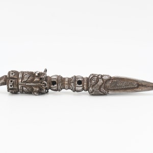 Unique Antique Tibetan Kila Phurba Metal Ritual Kila Hand carved Handmade Phurba Buddhist , Buddhist Ritual , Buddha phurba handmade nepal