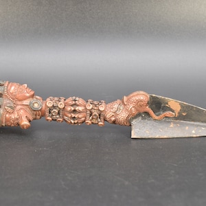 Tibetan 3 unique face Ritual Kila Phurba Vajra Dorje Tantric Phurba vintage Buddhist phurba , Buddhist Ritual , Buddha phurba handmade Nepal