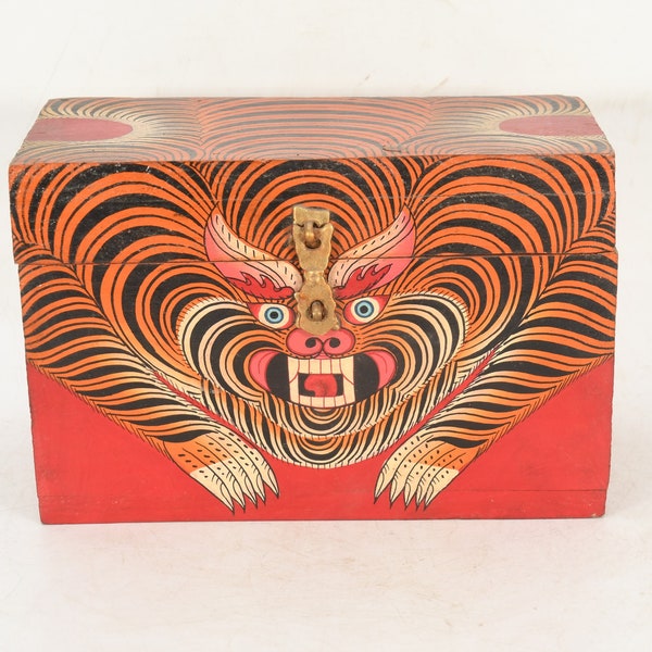 Tibetan Wooden Container Etsy