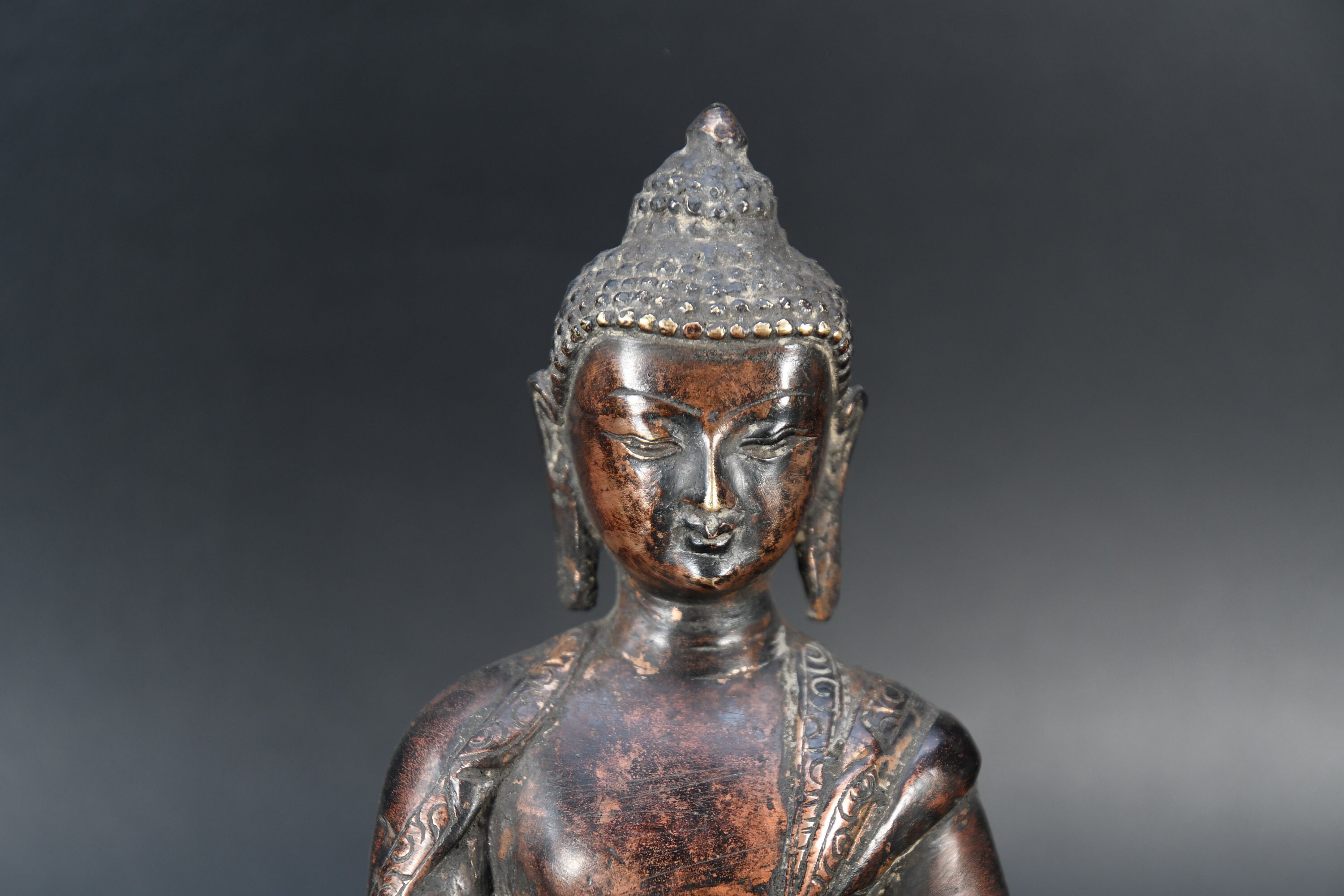 仏教 ヴィンテージ チベット 仏像 真鍮 アンティーク 古物 アジア 密教 チベット密教 仏像 アーディブッダ 本初仏 BUONA VISTA（ブオナ