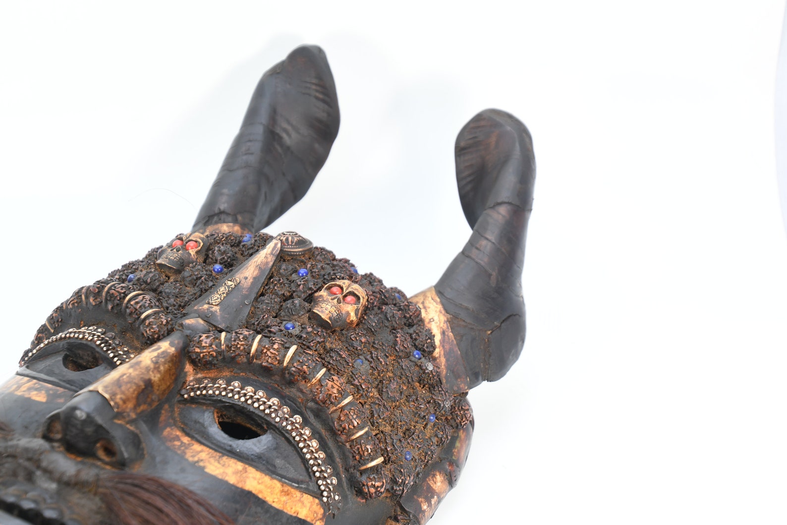 Antigua nepal máscara chamán Cultural Jhakri máscara madera Etsy