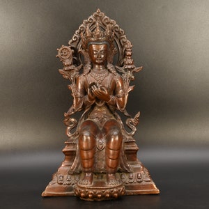 Maitreya Buddha statue Statue Tibet Maitreya Buddha Statue Copper Tibet High quality Buddhism statue Buddhist Rare buddha Deity Nepal