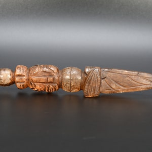 Antique Tibetan Ritual Kila Phurba Vajra Dorje  Hand carved Buddhist Ritual , Buddha phurba Tantric Phurba vintage phurba handmade nepal