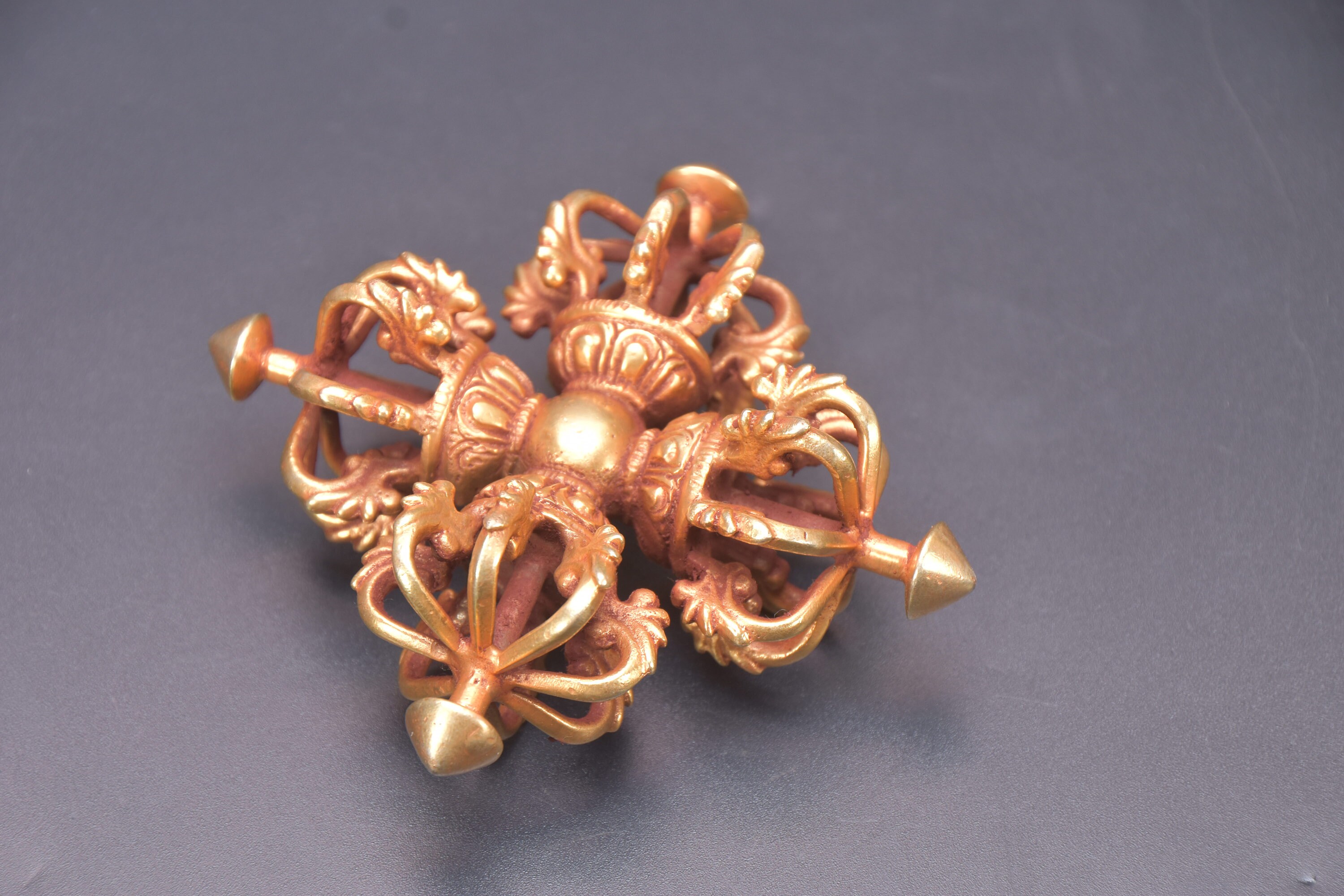 Antiker tibetischer Doppel Dorje Dorji Vajra Vintage seltene Etsy
