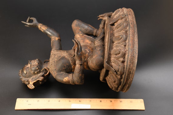 アンティークチベットジャンバラ仏像、富の神 - Etsy 日本