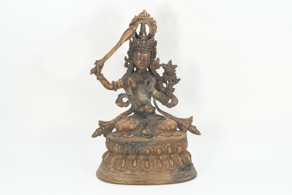 Blue Buddha Bodhisattva In Meditation Flower Peace Mandala Blue Buddha Bodhisattva In Meditation Flower Peace Mandala