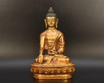 Tibetan Buddha Statue Tibet statue Antique Meditation statue Handmade Tibet High quality Buddhism statue Buddhist Rare buddha Nepal