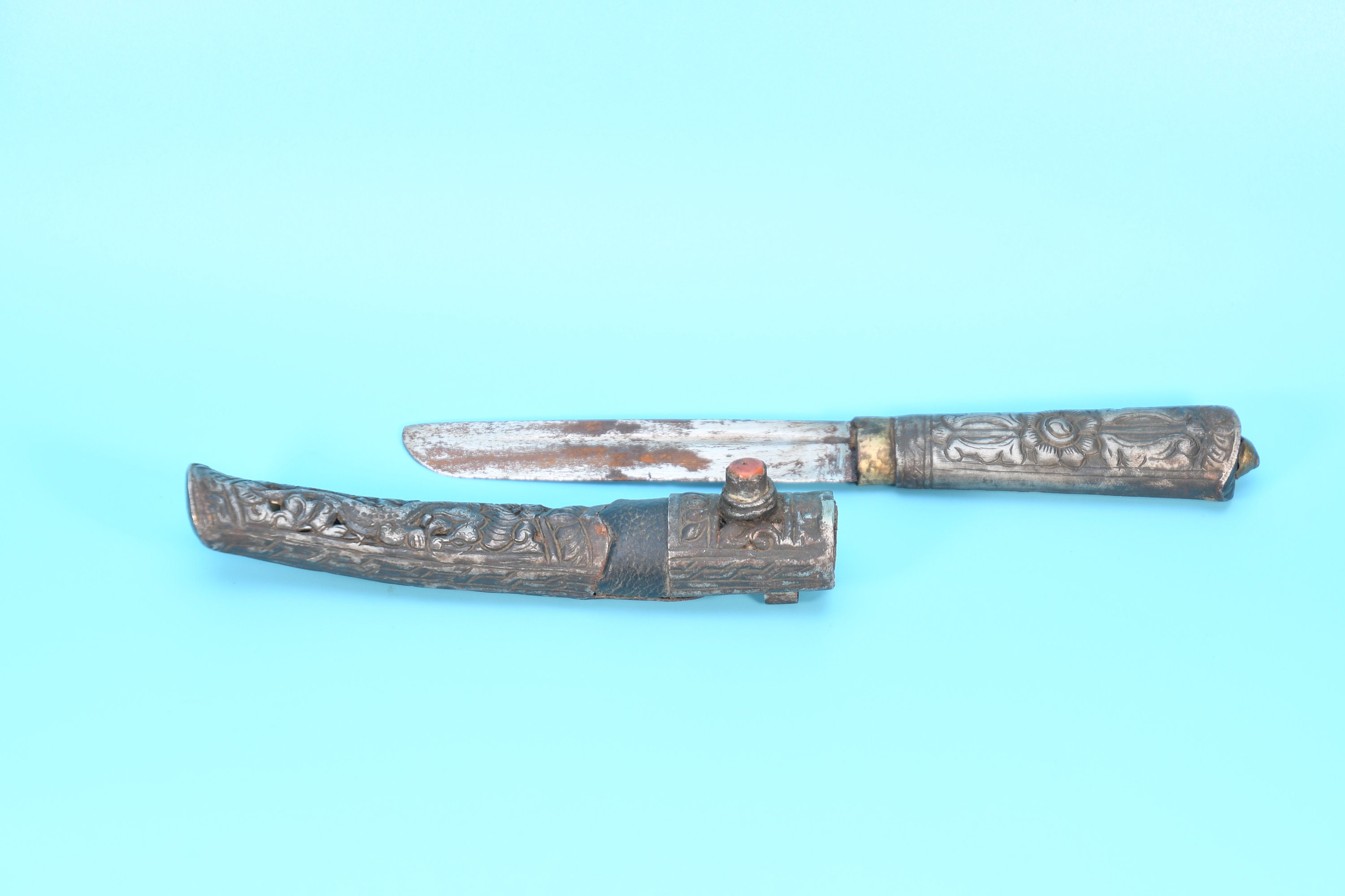 Typical Tibetan knives Fighting Knife Ceremonial Knives Etsy