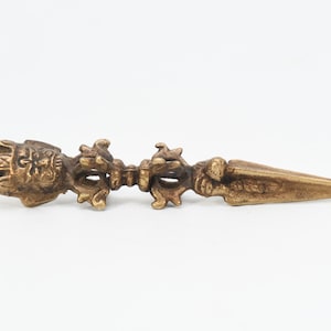 Handmade Phurba Buddhist Tibetan Kila Phurpa Antique Metal Ritual Kila Hand carved, Buddhist Ritual , Buddha phurba handmade nepal