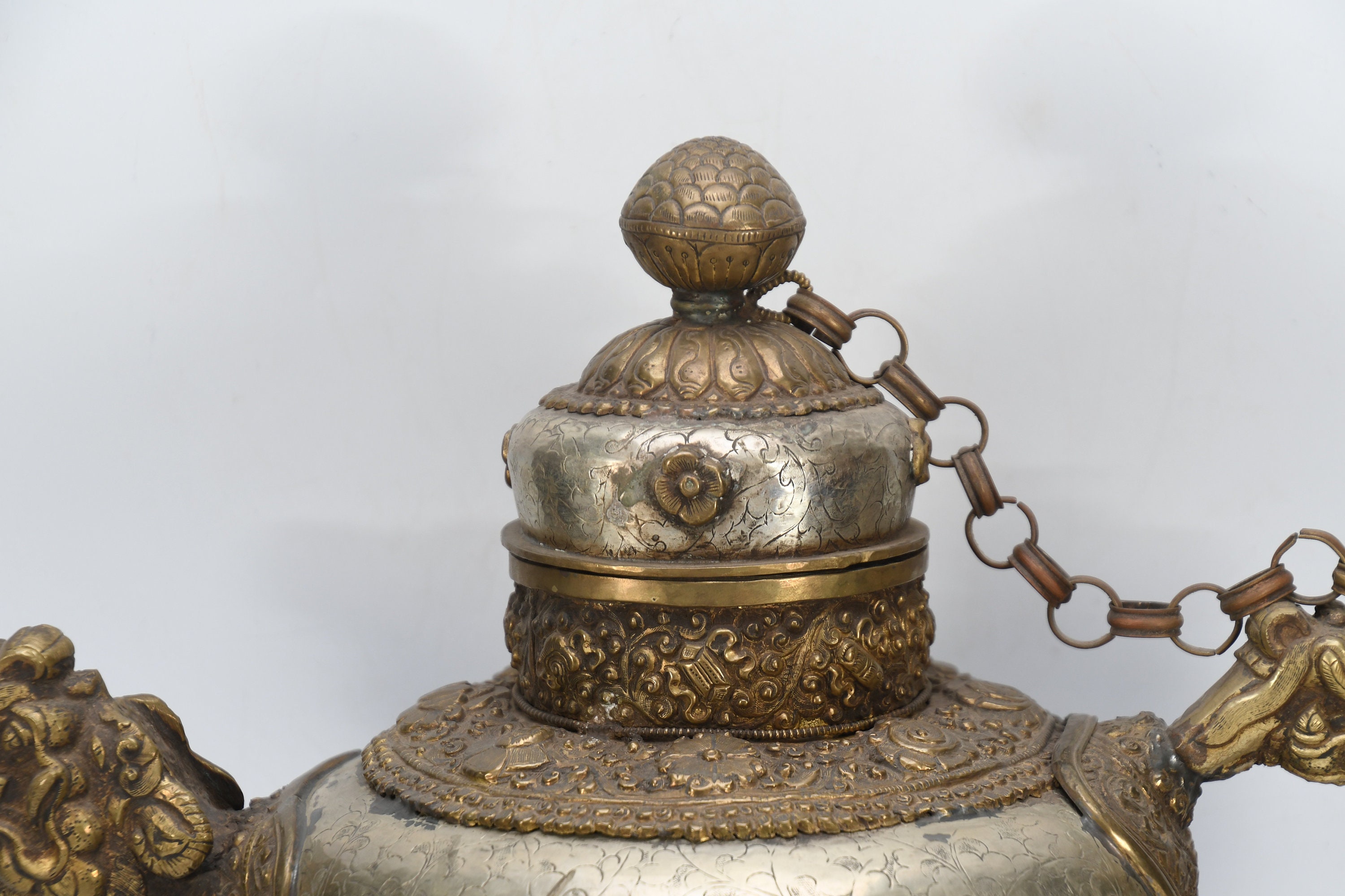 備前焼　ドラゴン彫刻の陶器ティーポット 青備前 磨きティーポット – GALLERY 深化 online store