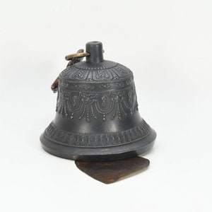 Antique Devotional Prayer Bell Tibetan Antique Hanging Meditation Prayer Bells Excellent Sound Nepal