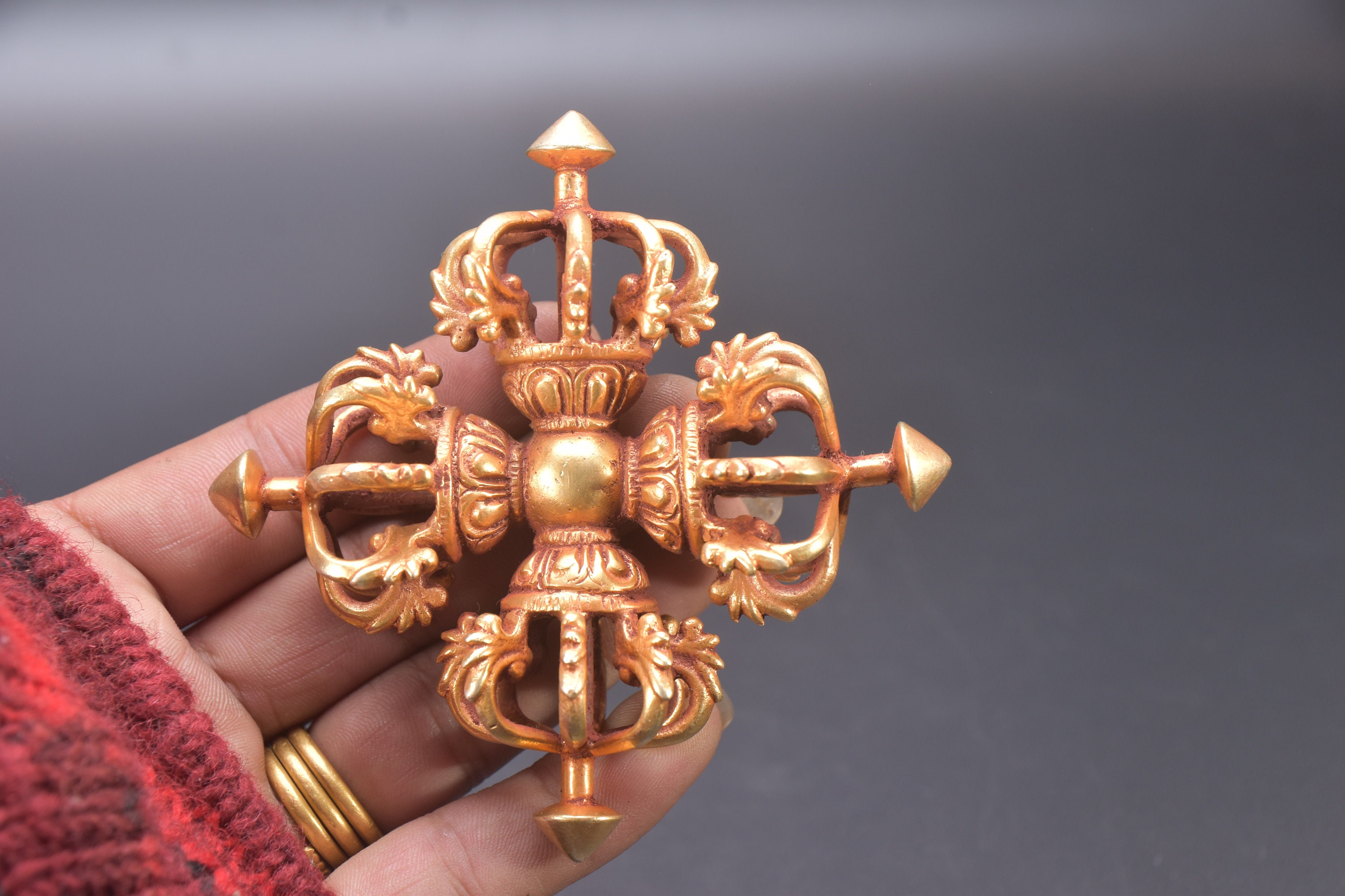 Antique tibetan double dorje dorji vajra vintage rare magical Etsy