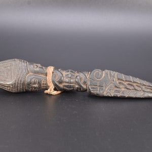 Antique Vintage Phurba Amulet Kila Kilaka Pendant Handmade Cold Iron Amulet Traditional Phurba Buddhist Tribal wood Art Nepal