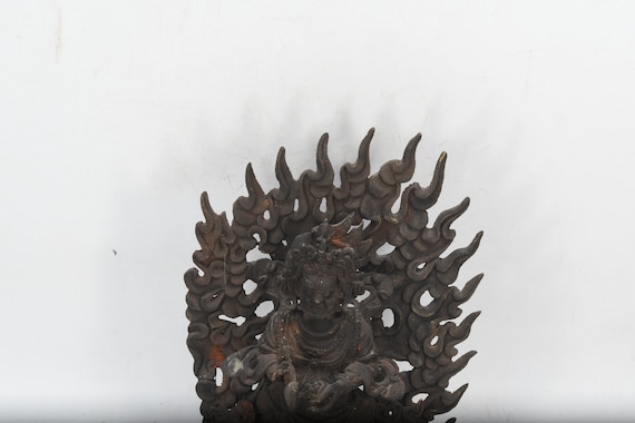 骨製 マハーカーラ像 ヴィンテージ チベット ネパール 骨製