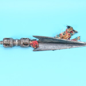 Handcrafted Tibetan Tantric Phurba Khatvanga - Ritual  Buddhist Tibetan Kila Hand carved, Buddhist Ritual , Buddha phurba handmade Nepal