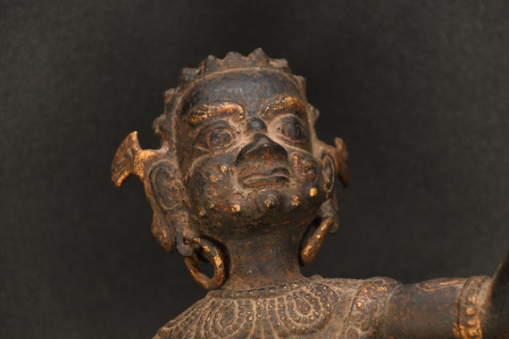 アンティークチベットジャンバラ仏像、富の神 - Etsy 日本