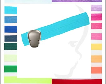 Baha Ponto Adhear Cochlear Oticon Med-el softband headband Hearing Solid Colours School blue navy brown maroon black white DIY 15mm wide