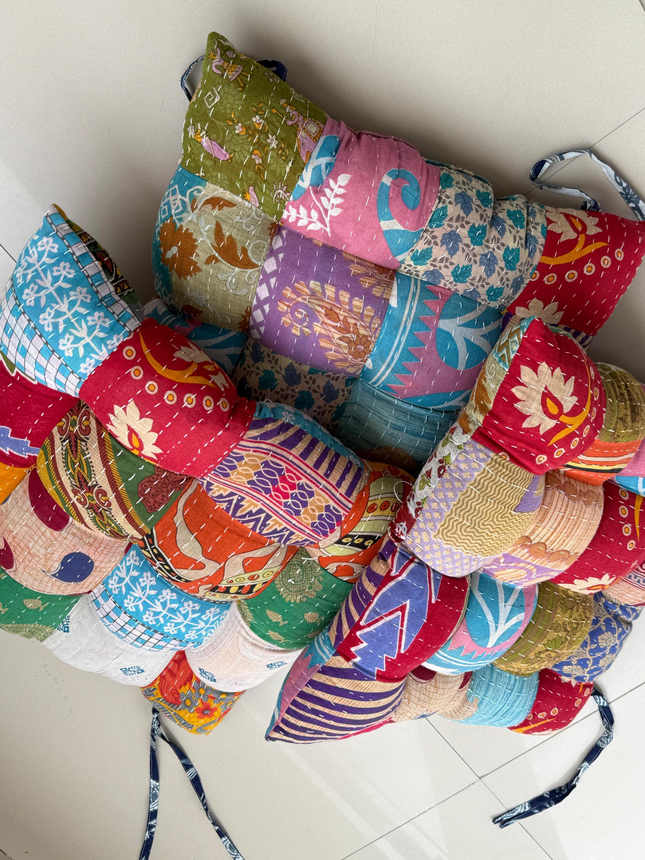 Patchwork Seat Pad - Etsy
