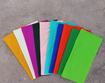 Solid color Cotton Napkins - Set of 40 Bohemian Dinner Napkins, Christmas gift