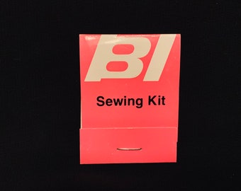 Braniff International Airlines Unused Matchbook Mending Sewing Kit