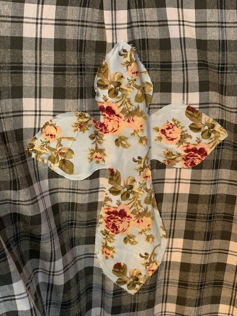 Women/'s Upcycled Recycled Repurposed Vintage Crochet Plaid Flannel Plus Shirt Gypsy Hippie Boho Grunge Retro Festival